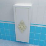 Wall cabinet 3d-model Marsan Christine 45x20x120 G-W