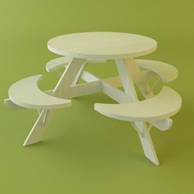 Wood_Garden_Furniture_Y_03_3D - model