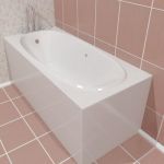 Bathtub 02 3D - model 170x75x60