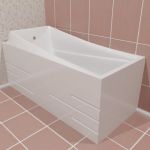 Bathtub 05 3D - model 170x75x80