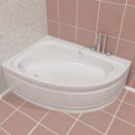 Bathtub 14 3D - model 105x150x50