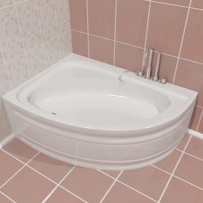 Bathtub 14 3D - model 105x150x50