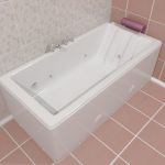 Bathtub 3D - model 15 170x80x60