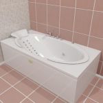 Bathtub L 18 3D - model 180x90x60