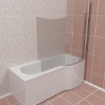 Bathtub R 09 3D - model 170x80x200