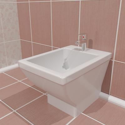 3D - model bidet 01