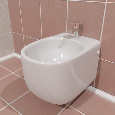 3D - model bidet 02