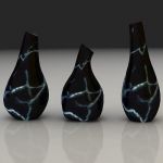 Glass vase 3D - model