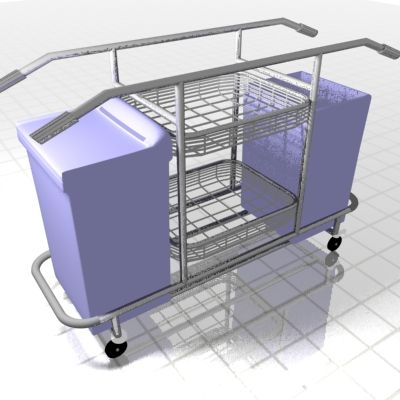 Hand-cart89741 3D - model