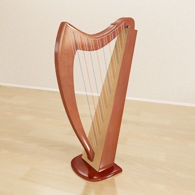 Harp_03 3D - model