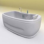 Bathtub 3D - model kalvin 1 1900-1050-700