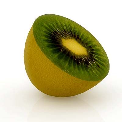 Kiwi_fruit_1 3D - model