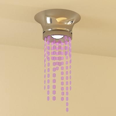 Italian chandelier 3D model masiero 19