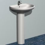 Contemporary sink 3D object sink50